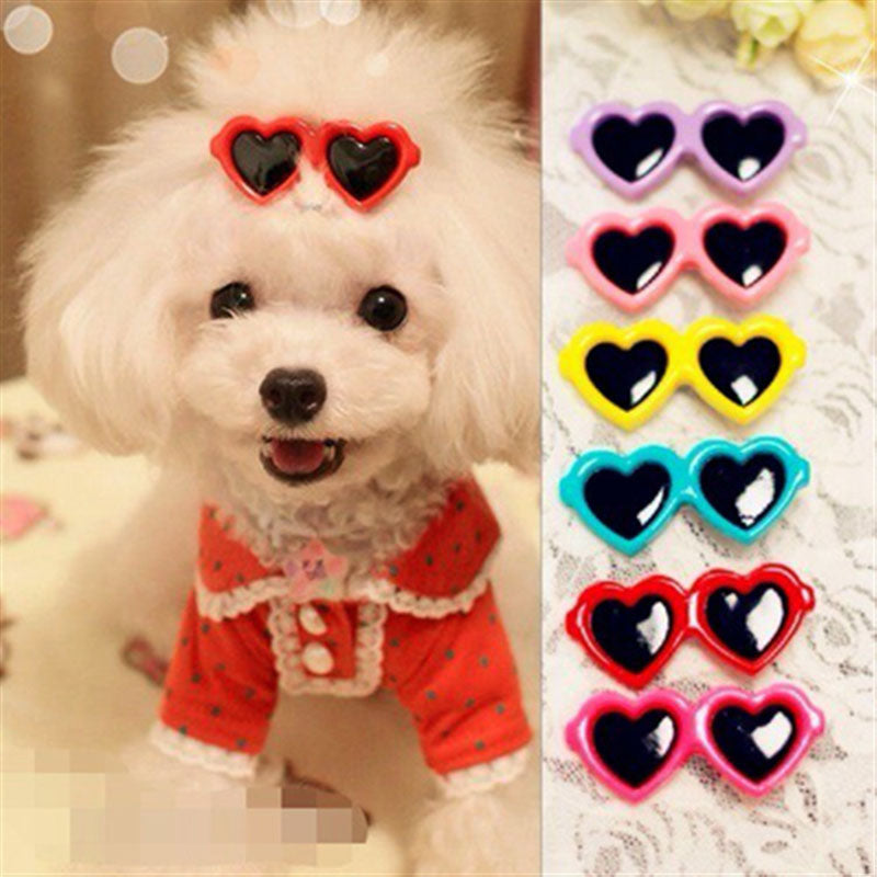 Lovely Sunglasses Style Pet Hair Pin