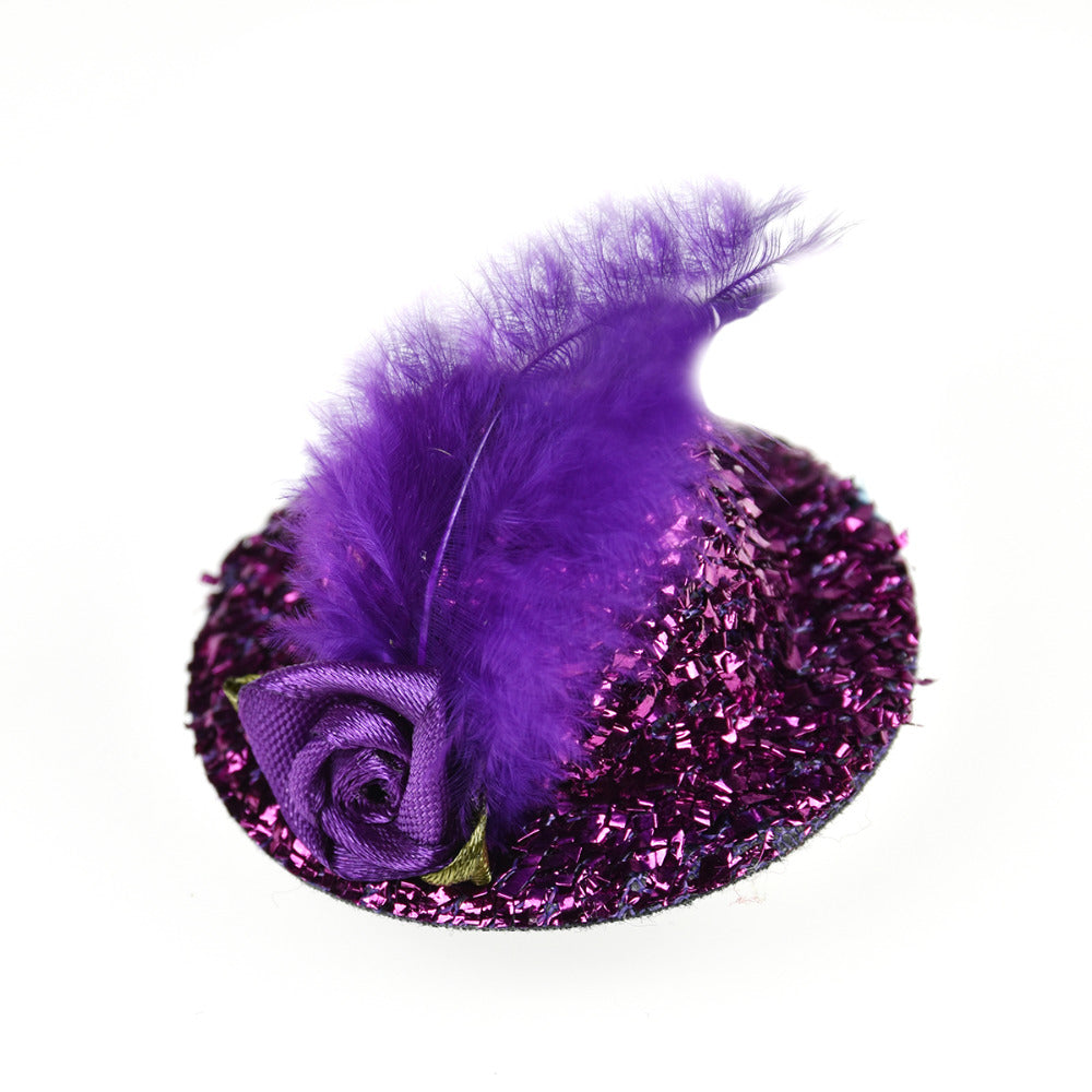 Feather & Rose Princess Pet Hat