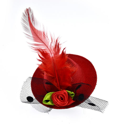 Feather & Rose Princess Pet Hat