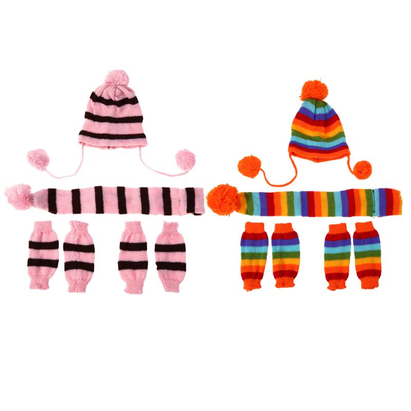 Knitted Winter Pet Warm Set