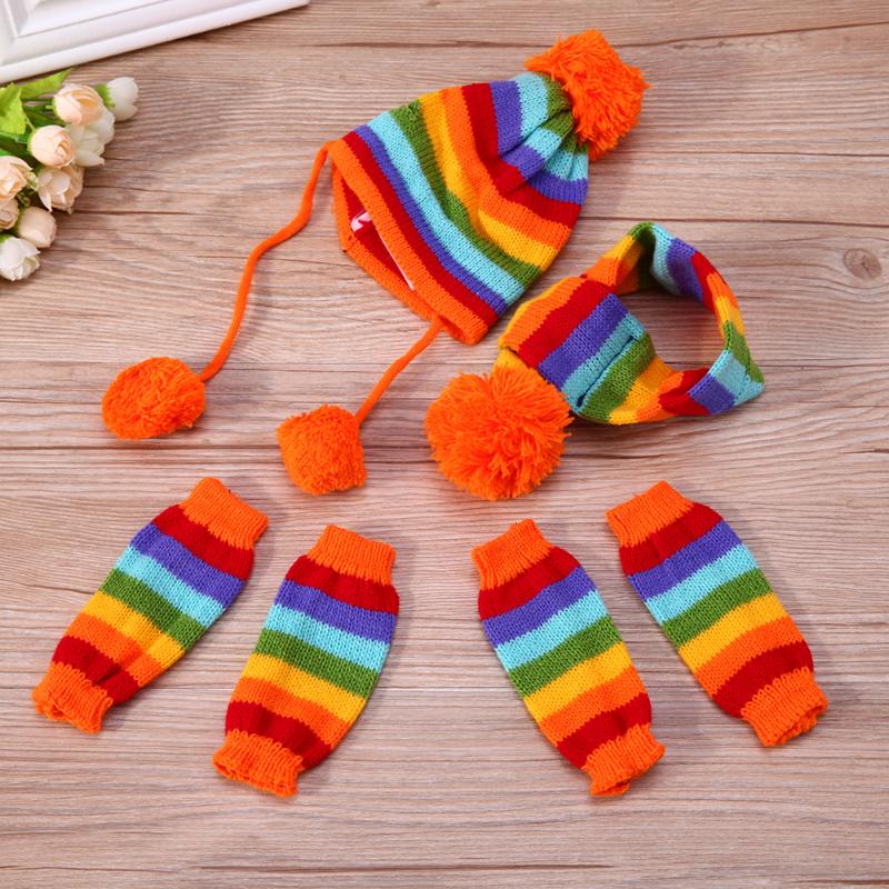 Knitted Winter Pet Warm Set
