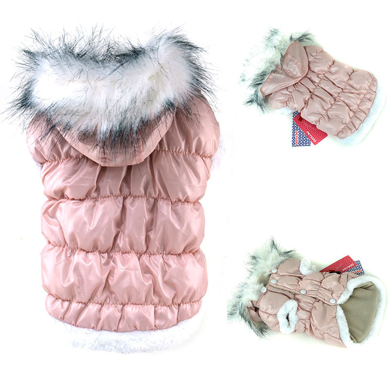 Cute Candy Color Pet Winter Hoodie