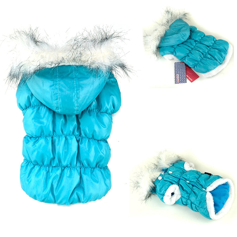Cute Candy Color Pet Winter Hoodie