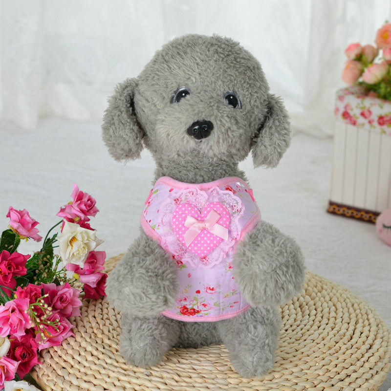 Floral & Lace Elegant Vest Leash