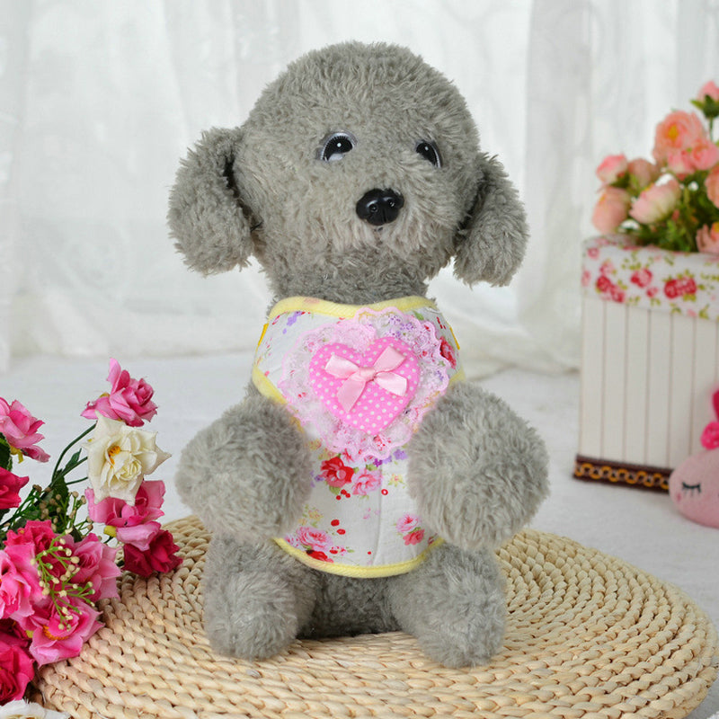 Floral & Lace Elegant Vest Leash