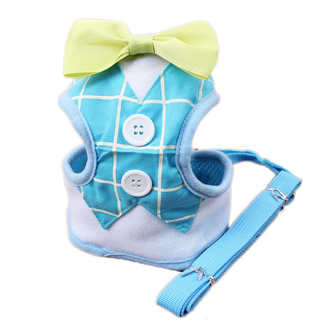 Pet Tuxedo Vest Leash Set