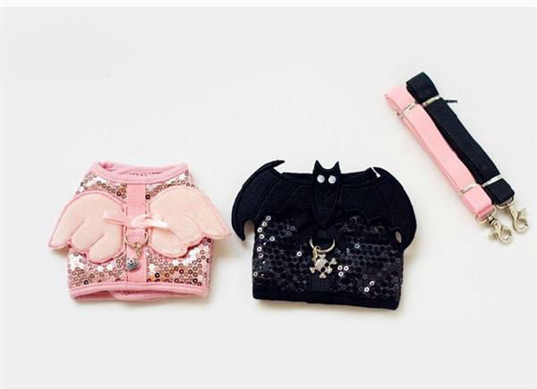 Sparkling Little Wings Vest Leash Set