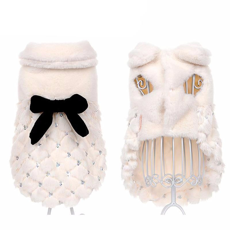 Elegant Fur Puppy Overcoat