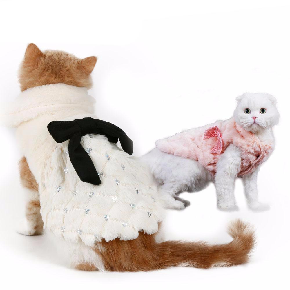 Elegant Fur Puppy Overcoat