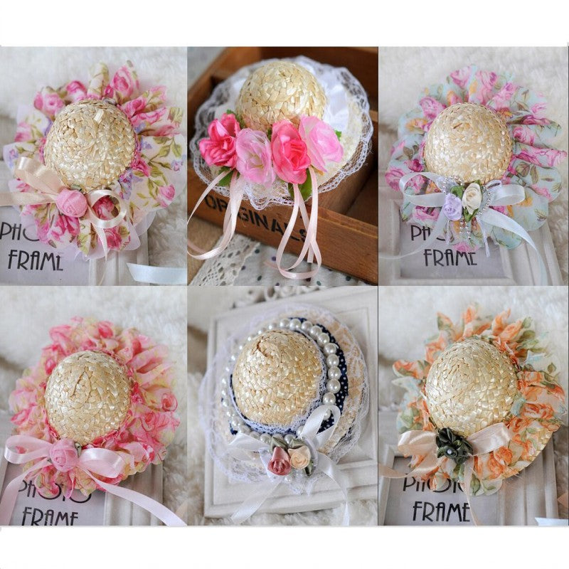 Pearls & Roses Fancy Pet Sun Hat