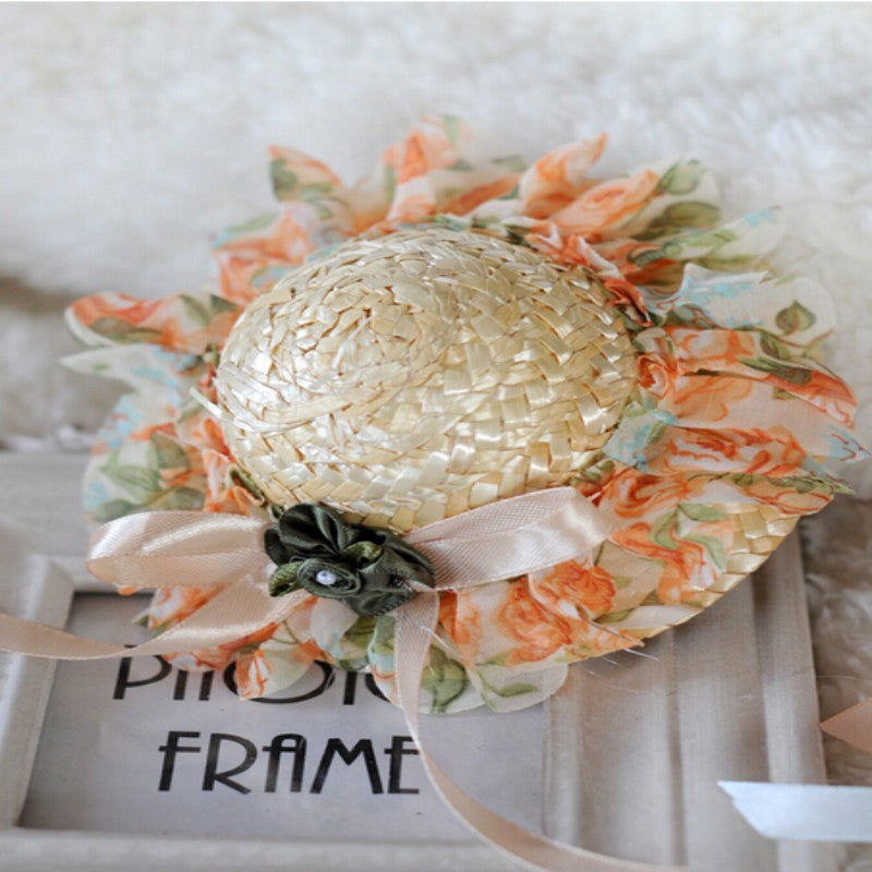 Pearls & Roses Fancy Pet Sun Hat