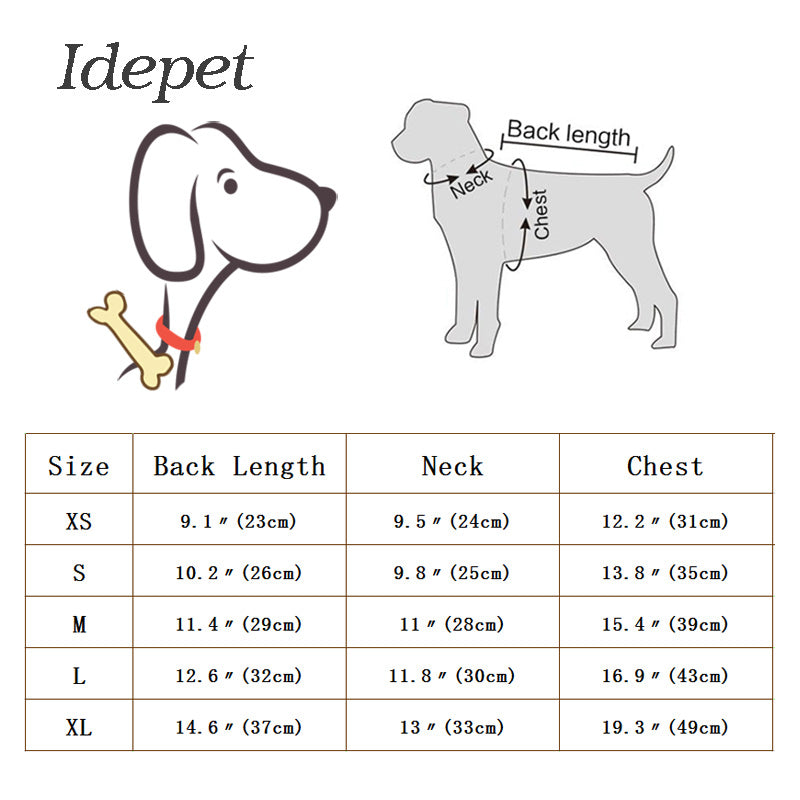 Love Bear Warm Pet Hooded Pajamas