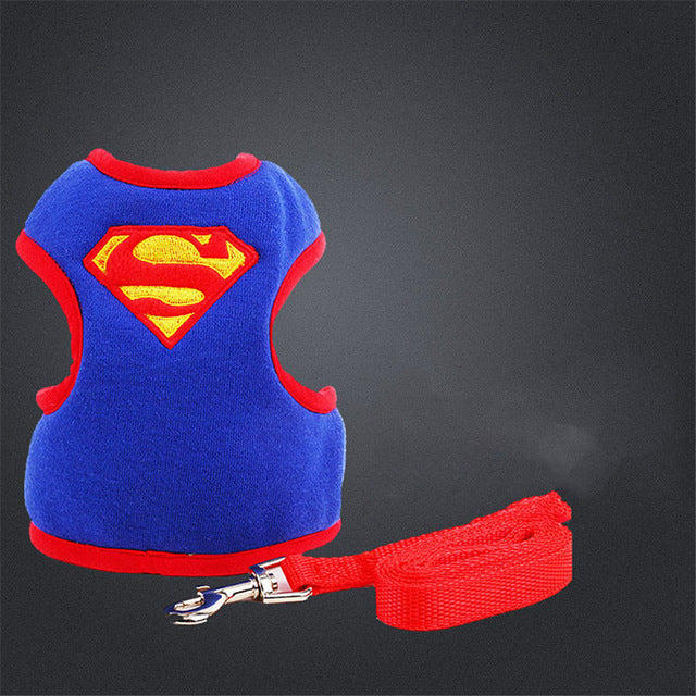 Pet Bowknot/Hero Harness Set