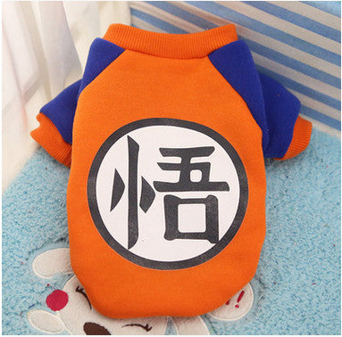 Comfy Cartoon Print Dog Clothes