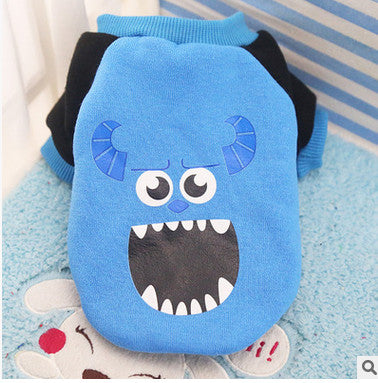 Comfy Cartoon Print Dog Clothes