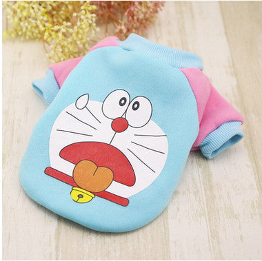 Comfy Cartoon Print Dog Clothes