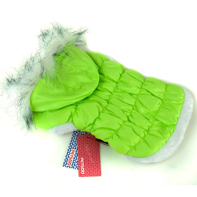 Cute Candy Color Pet Winter Hoodie