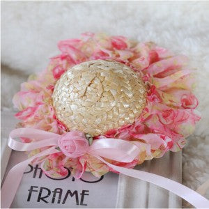 Pearls & Roses Fancy Pet Sun Hat