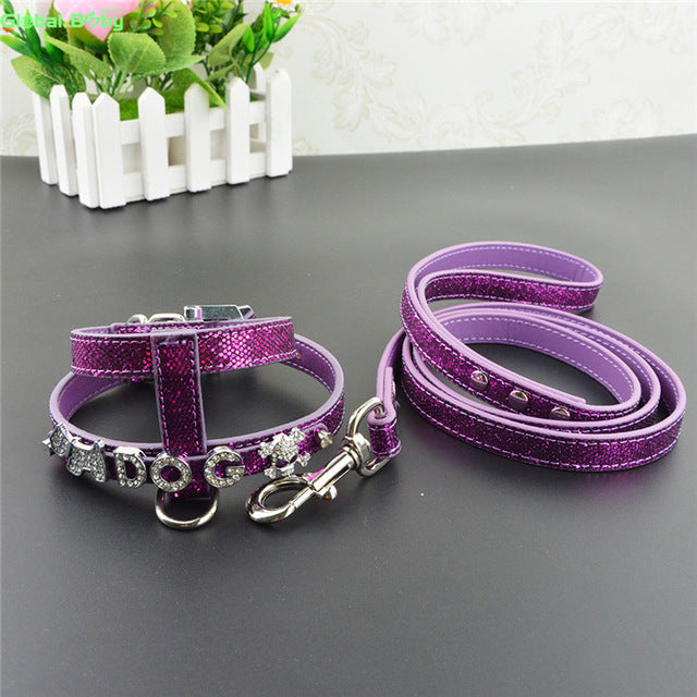 Fashion Leather Personalized Pet Harness