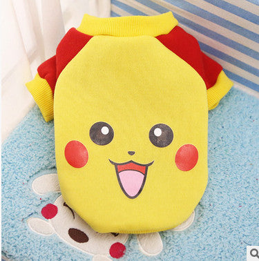 Comfy Cartoon Print Dog Clothes