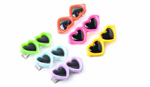 Lovely Sunglasses Style Pet Hair Pin